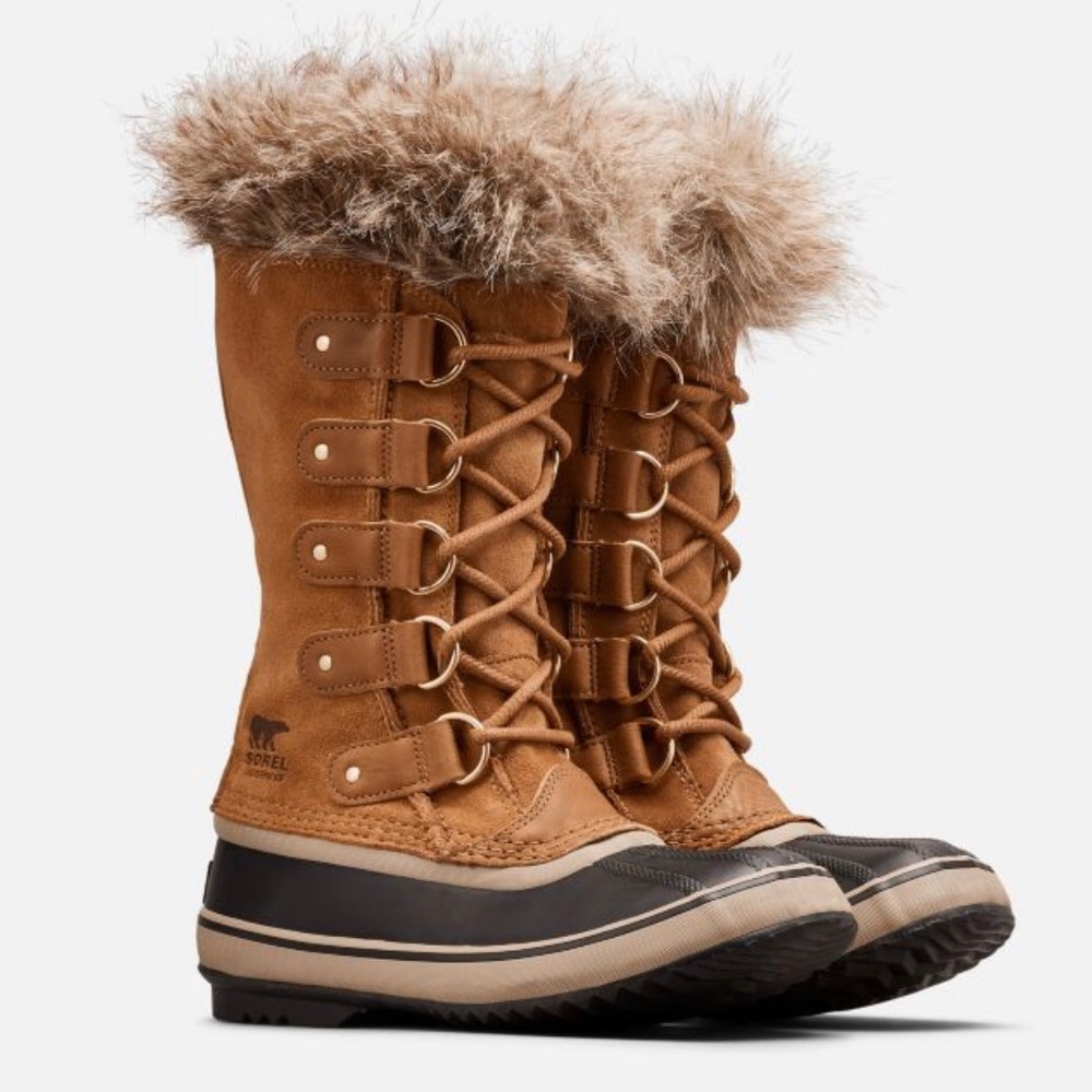 Sorel Brown Winter Boots with Faux Fur
